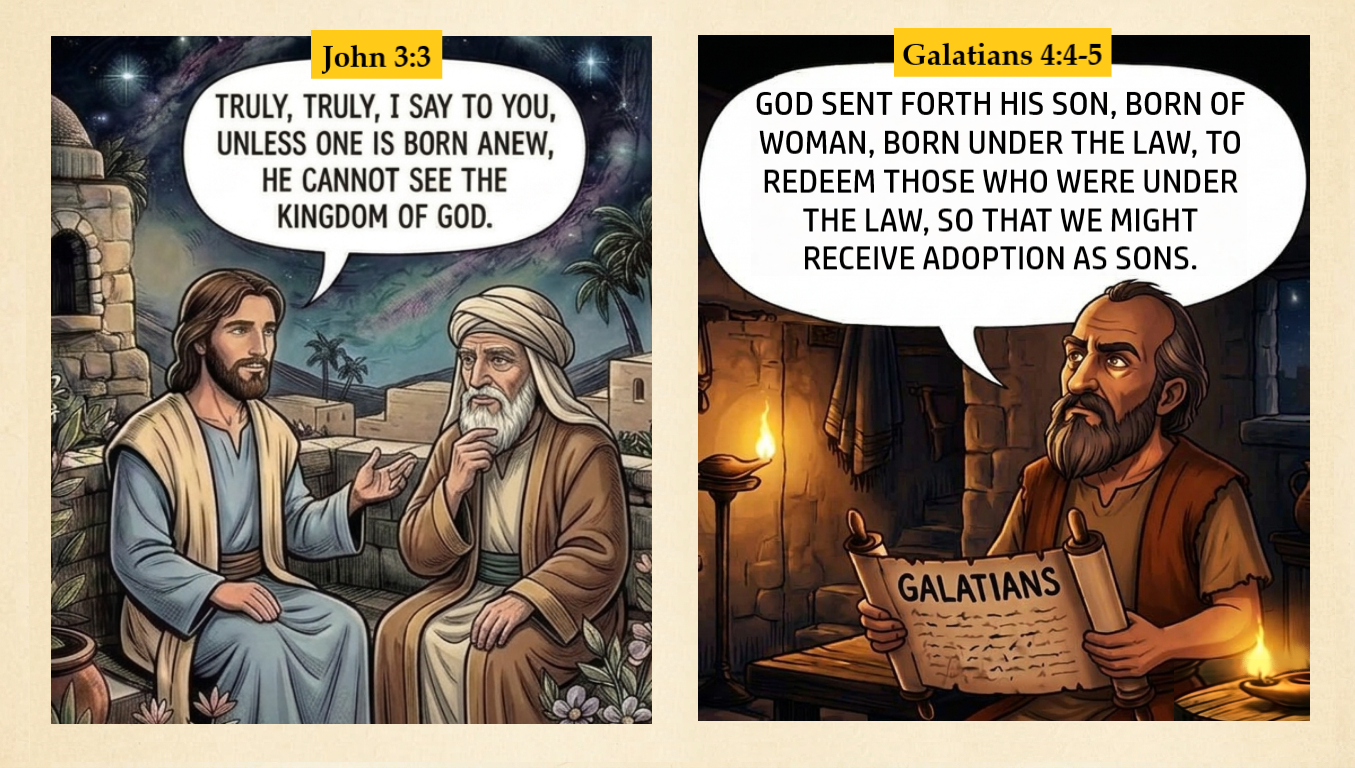 Born Again or Adopted?