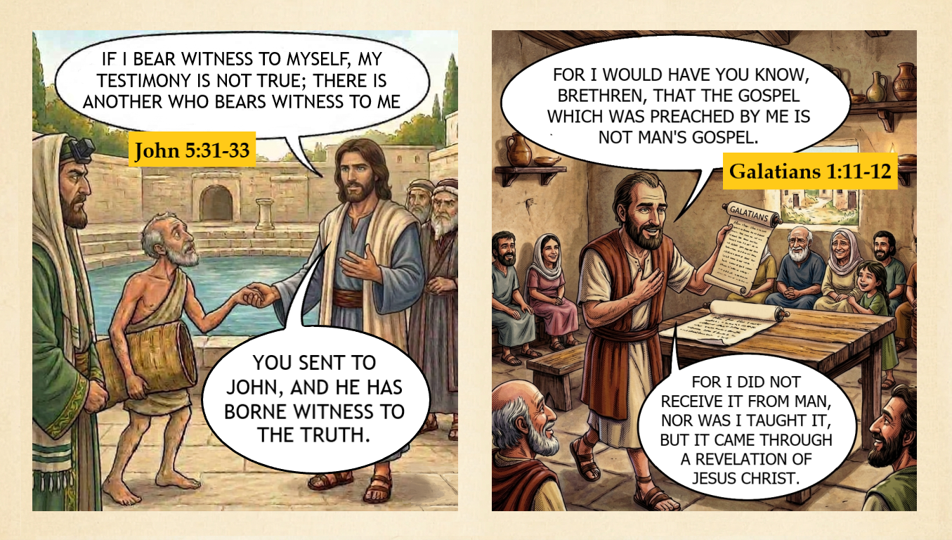 If I Bear Witness to Myself, My Testimony Is Not True
